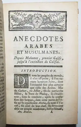 Delacroix, Anecdotes arabes et musulmanes...1538 - ARABIA ORIENT ISLAM TURKEY