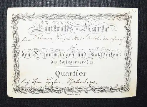 Lieder für Schweizerjünglinge 1822 - SCHWEIZ - HELVETICA