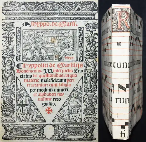 FOLTER FOLTERMETHODEN 1529 STRAFRECHT Marsigli, Hyppoliti de Marsiliis tractatus