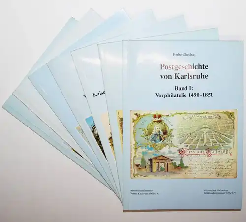 Stephan, Postgeschichte von Karlsruhe - PHILATELIE POSTKARTEN BRIEFMARKENKUNDE