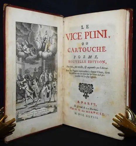 Grandval, Le vice puni, ou Cartouche -Merville 1728 VOLEURS RÄUBER ROBBER GANGS