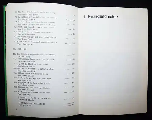 Hartmann, Das Heimatbuch von Neibsheim - 1970