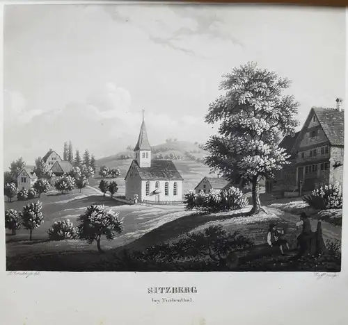 Vogel - Memorabilia Tigurina -1841 - Orts-Chronik von Zürich - Aquatinta-Tafeln