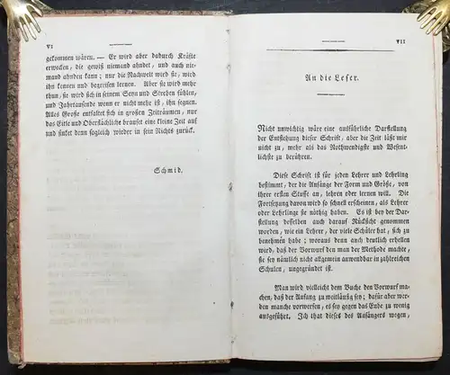 Pestalozzi – Schmid, Die Elemente der Form und Größe - 1809 - Geometrie