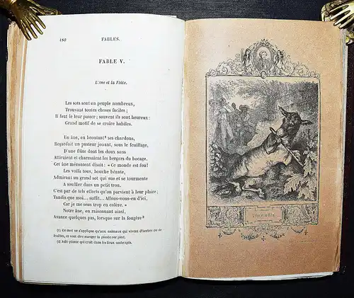 Florian, Fables - 1845 - FABELN La Motte-Houdart, Aubert, Boisard, Richer,