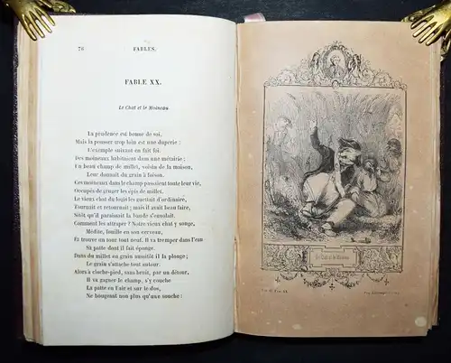 Florian, Fables - 1845 - FABELN La Motte-Houdart, Aubert, Boisard, Richer,