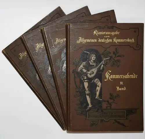 Kommers-Abende. Die Lieder des Allgemeinen deutschen Kommersbuches - um 1915