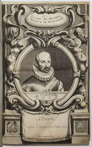 Montaigne, Les Essais - 1652 - FOLIO-AUSGABE