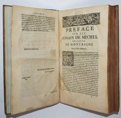 Montaigne, Les Essais - 1652 - FOLIO-AUSGABE