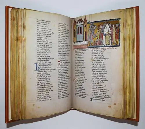 Wolfram. Willehalm. Codex Vindobonensis 2670 FAKSIMILE BUCHMALEREI MITTELALTER