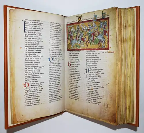 Wolfram. Willehalm. Codex Vindobonensis 2670 FAKSIMILE BUCHMALEREI MITTELALTER