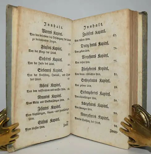 Kräutermann, Lehre von den untrüglichen Kennzeichen des Urins 1788 SÄFTELEHRE