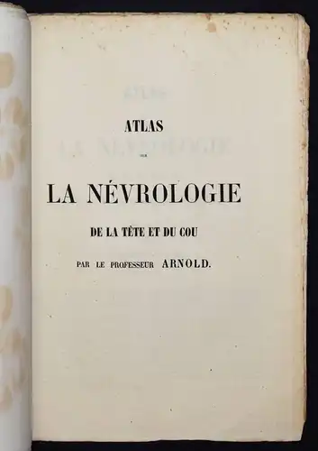 ANATOMIE-ATLAS 1848 - Martin-Lauzer, Atlas...Medico-chirurgicales NEUROLOGIE