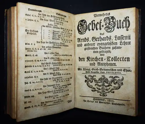 Hannöverisches Kirchen-Gesang-Buch, nebst einem Anhange neuer... 1810 GESANGBUCH