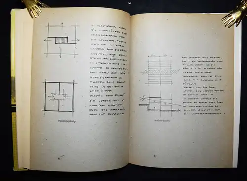 Schwarz, Tagebuch mit einem Haus - SIGNIERT - Erstausgabe 1956 - SCHWEIZ