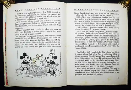 Disney. Minni-Maus und das Entlein. Zürich, Bollmann 1939  POP-UP