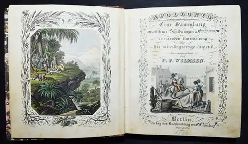 Wilmsen, Apollonia 1828 SCHÖNE HANDKOLORIERTE KUPFER von L. Meyer nach L. Wolf