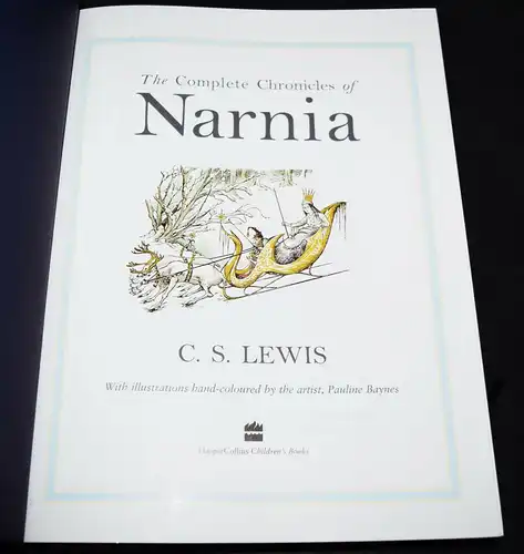 Lewis, The complete chronicles of Narnia GIFT EDITION P. Baynes FANTASY