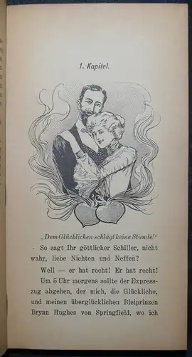 BERDAU, UNCLE SAM’S NICHTE - 1903 ERSTE AUSGABE TRIVIALLITERATUR MÄDCHENBÜCHER