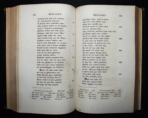 Grimm. Reinhart Fuchs Reimer 1834 - FABELN - REINEKE FUCHS