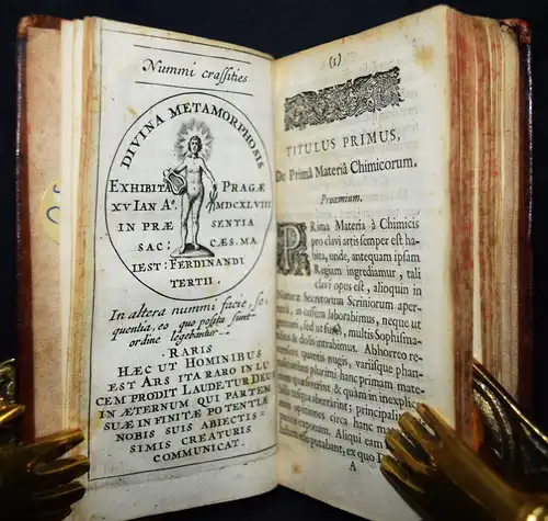 ALCHEMIE ALCHEMISTRY ALCHEMY 1664  - Becher, Institutiones chimicae prodromae