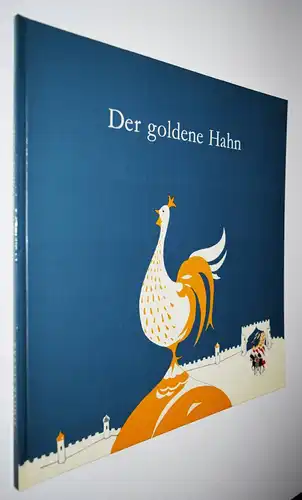 Puschkin. Goldener Hahn. Rüschlikon 1961 MÄRCHENBILDERBUCH SCHWEIZER KINDERBUCH