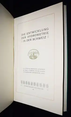 Epper, Die Entwicklung der Hydrometrie in der Schweiz WASSERWIRTSCHAFT WASSER