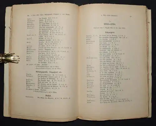 Beiträge zur Geschichte des Karlsruher Hoftheaters - 1893 - E. Kilian Karlsruhe