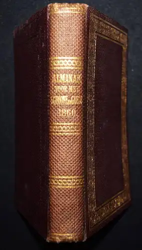 ALMANACH– Almanak voor het schoone en goede 1860 ORIGINAL-PHOTOGRAPHIE