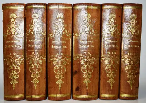 Hoffmann, Gesammelte Schriften 1844-1845 HALBLEDER-AUSGABE T. Hosemann J. Callot