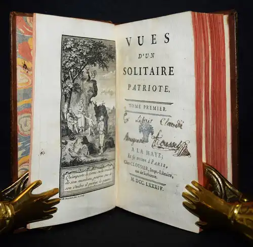 Feroux, Vues d’un solitaire patriote - Clousier 1784 PHILOSOPHIE