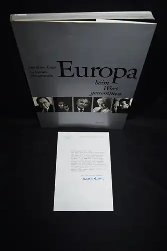 Astrid Lindgren - BRIEF an Ingrid Kruse + Europa beim Wort genommen SIGNIERT