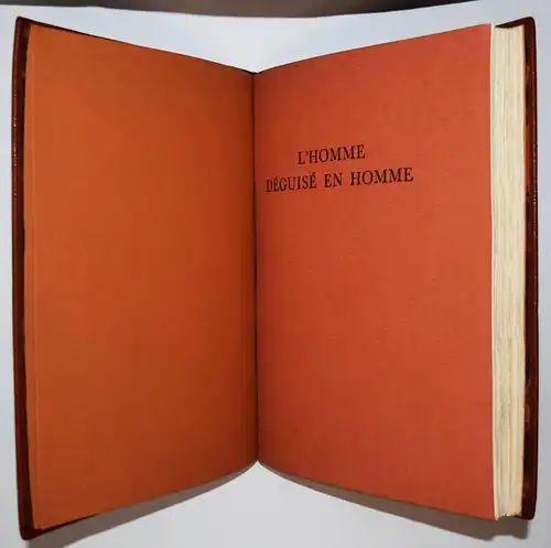 Roy, L’homme deguise en homme 1/200 Ex. FOLIO ORIG.-RADIERUNGEN von H. Fischer