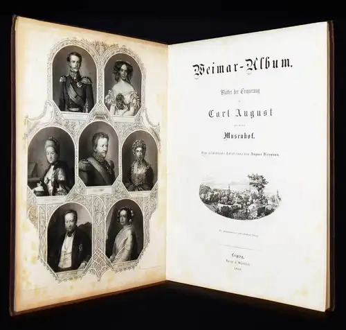 Diezmann, Weimar-Album. Voigt & Günther 1860 THÜRINGEN ANSICHTEN