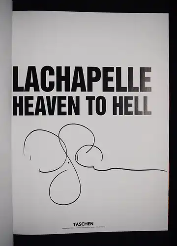 LaChapelle, Heaven to hell SIGNED INSCRIBED NUDE EROTICE PHOTOGRAPHY