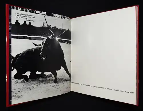 Clergue, Toros Muertos + 3 ORIGINAL-PHOTOGRAPHIEN Bull Fighting Stierkampf