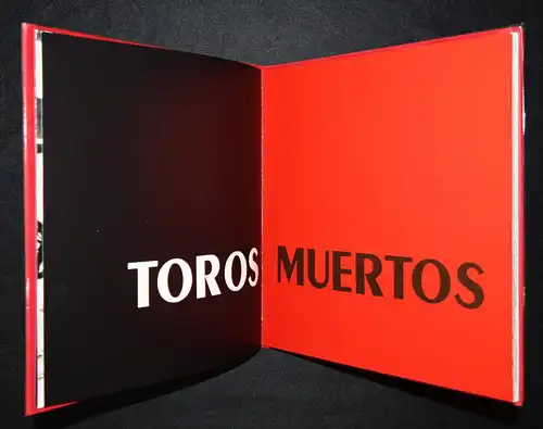 Clergue, Toros Muertos + 3 ORIGINAL-PHOTOGRAPHIEN Bull Fighting Stierkampf