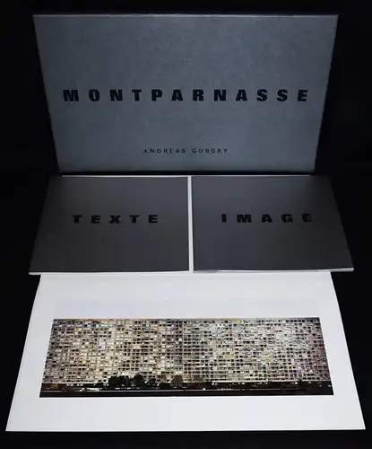 Gursky, Montparnasse mit  Offset-Print (26 x 38 cm.) ERSTE AUSGABE - PARIS