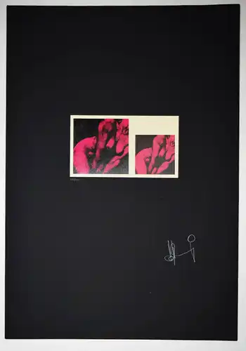 Mundschitz, Sechs ORIGINAL-SIEBDRUCKE 68 x 37 cm SIGNIERT EROTICA POP-ART