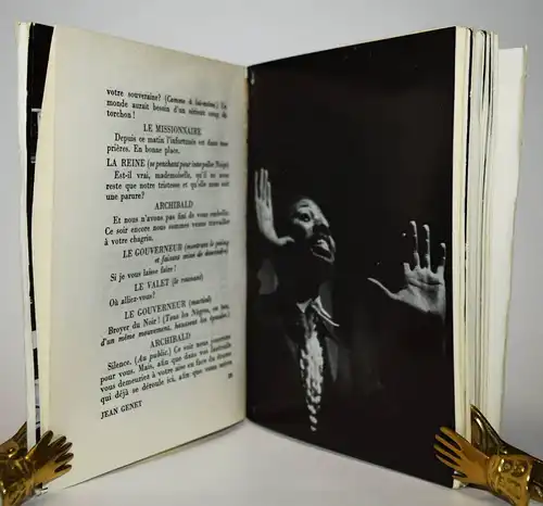 Scheidegger – Genet, Les negres SIGNIERT WIDMUNGSEXEMPLAR Theaterstücke