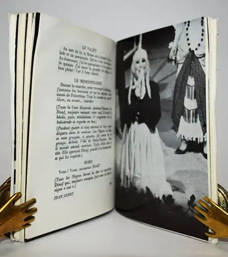 Scheidegger – Genet, Les negres SIGNIERT WIDMUNGSEXEMPLAR Theaterstücke