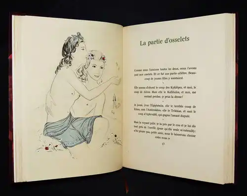 Louys, Les chansons de Bilitis 1947 NUM. 1/280 Ex.  M. Beaufume EROTIC EROTICA