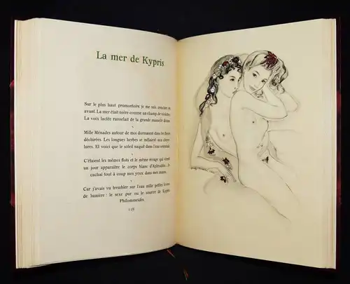 Louys, Les chansons de Bilitis 1947 NUM. 1/280 Ex.  M. Beaufume EROTIC EROTICA