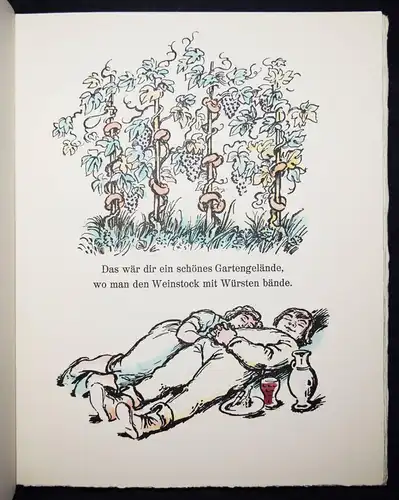 Unold, Max. Saus und Braus 1941 ERSTE AUSGABE SIGNIERT NUM 1/500 PRESSENDRUCK