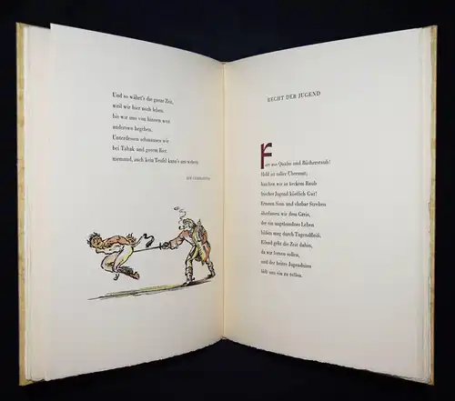 Unold, Max. Saus und Braus 1941 ERSTE AUSGABE SIGNIERT NUM 1/500 PRESSENDRUCK