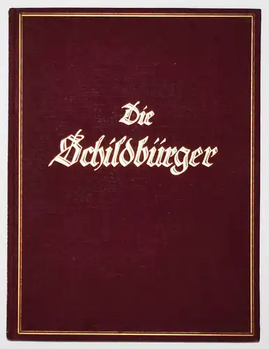 Schwab, Die Schildbürger. Dietrich 1922 ORIG.-HOLZSCHNITTE von Hans A. Müller