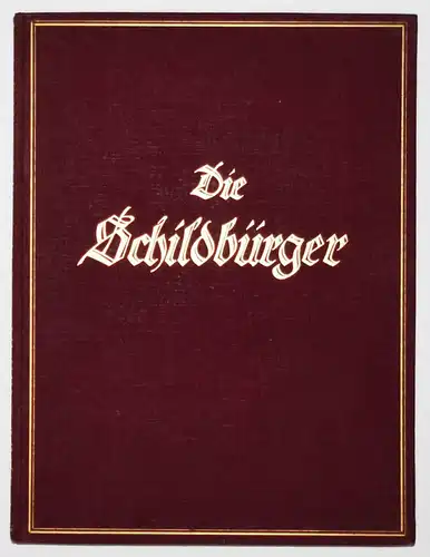 Schwab, Gustav Die Schildbürger. Dietrich 1922 ORIG.-HOLZSCHNITTE Hans A. Müller