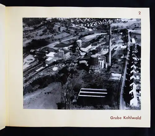 INDUSTRIEFOTOGRAFIE Bergbau 35 ORIG.-PHOTOS von Kohlegruben im Saarland um 1950