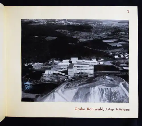 INDUSTRIEFOTOGRAFIE Bergbau 35 ORIG.-PHOTOS von Kohlegruben im Saarland um 1950