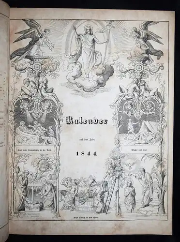 Hermann, Kalender auf das Jahr 1844 BAYERN BAVARICA